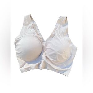 NWOT CALVIN KLEIN NUDE SEAMLESS PADDED BRA TANK BRALETTE LARGE